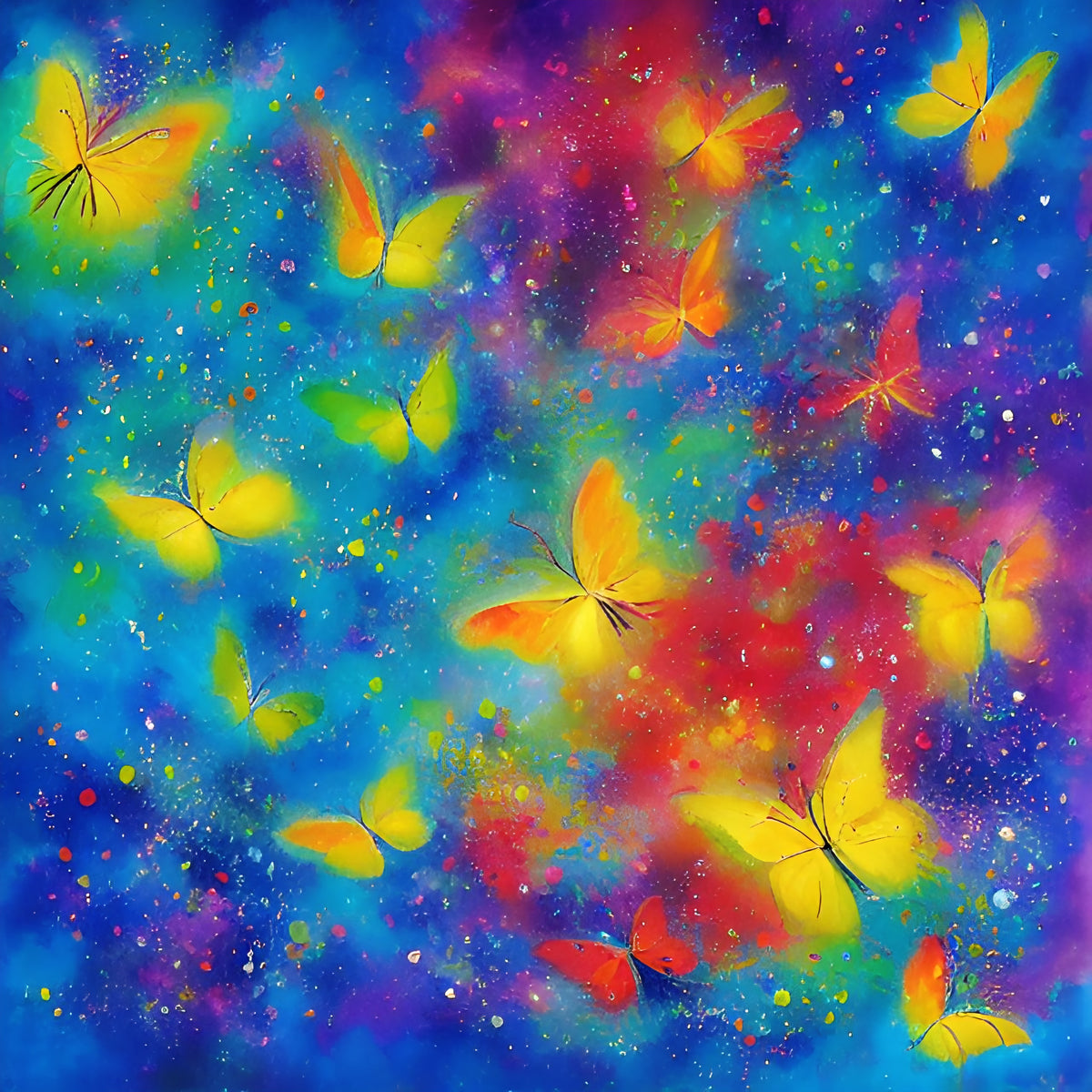 Abstract Butterflies