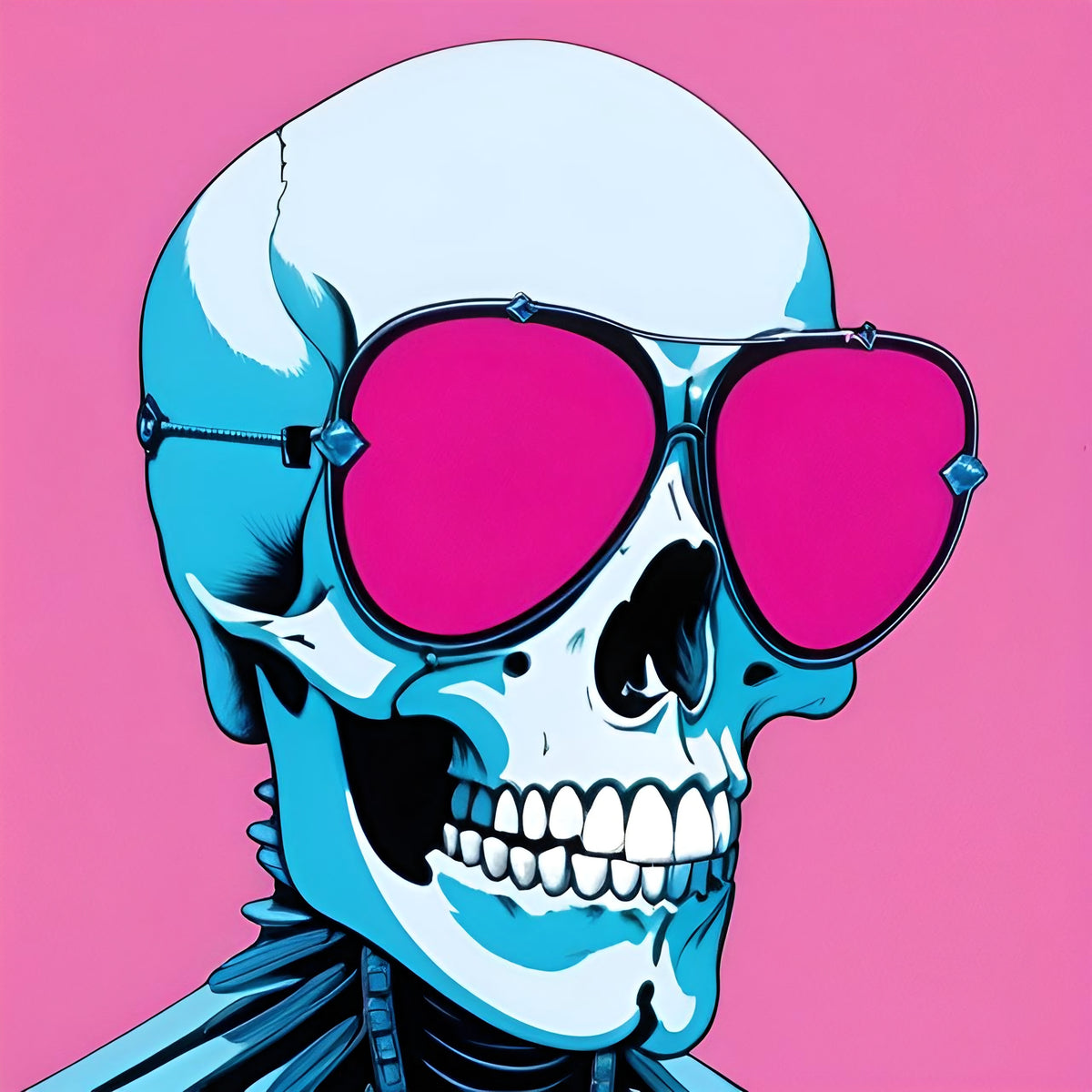 Vibrant Afterlife Pop-Gothic Nonchalance
