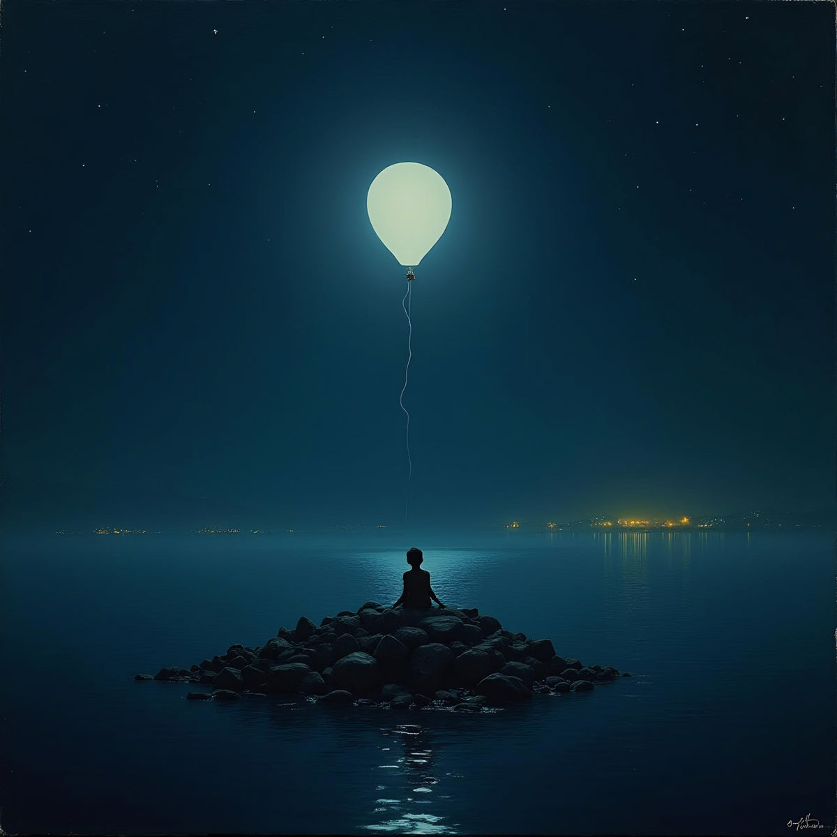 Solitude Illuminated In the The Guiding Light