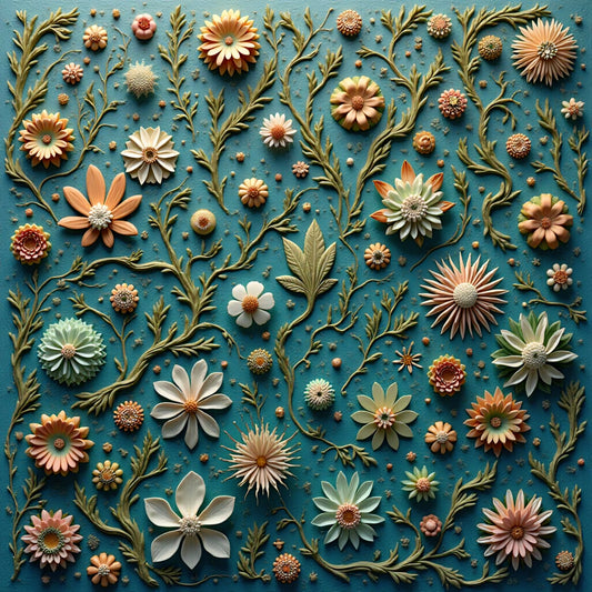 Azure Bloom: A Tapestry of Perennial Joy