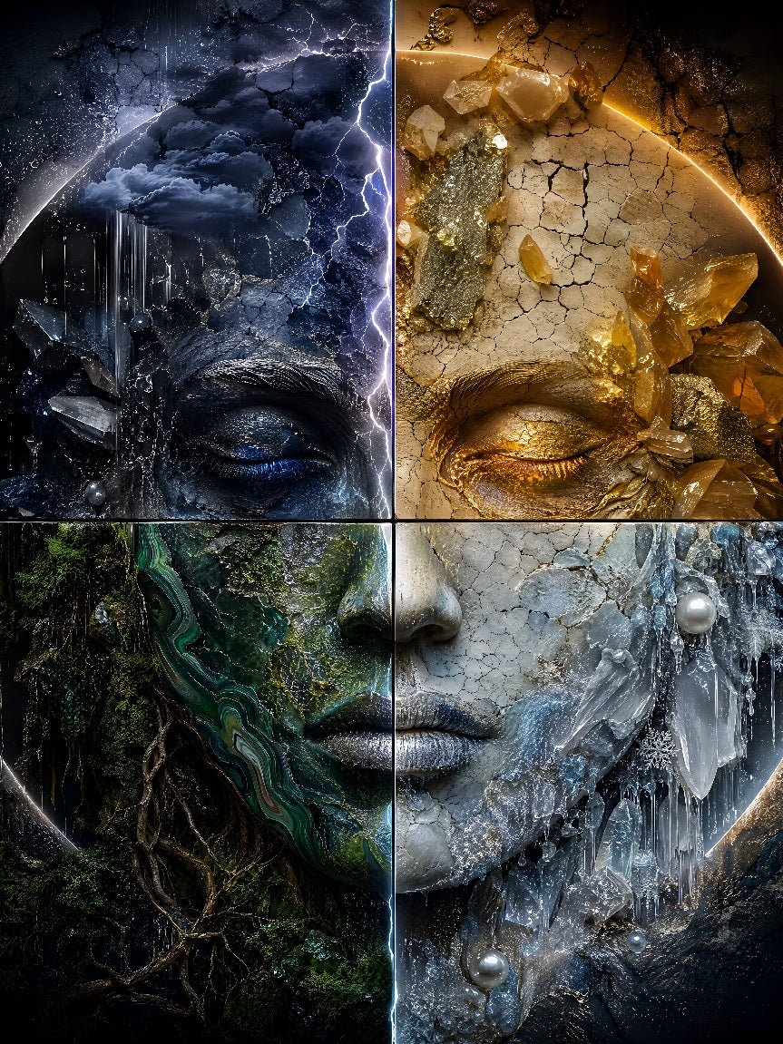 The Equinox Wheel:
Elemental Quadrant Matrix
