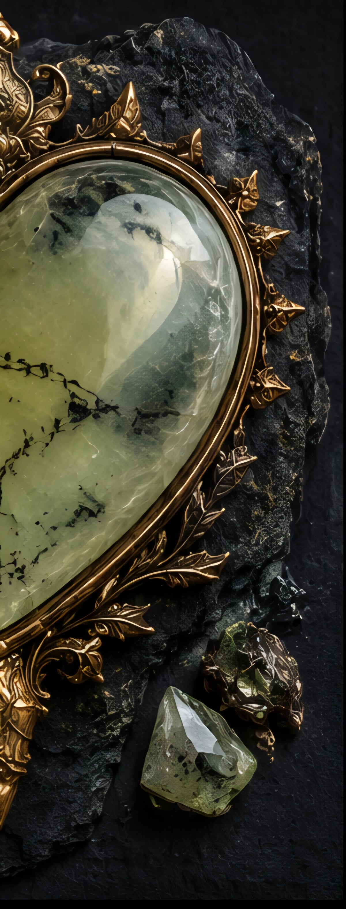 The Mineral Chronicles:Prehnite Matrix